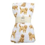 Golden Doodle Muslin Swaddle Blanket 47" x 47