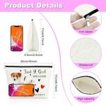 Jack Russell Terrier Makeup Bag for Dog Lovers