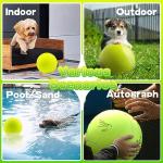 Oversized 9.5" Dog Tennis Ball for Fun Play