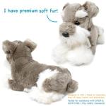 Siegfried the Schnauzer Plush Toy for Dogs