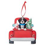Personalized Bernese Mountain Dog Truck Ornament