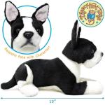 TigerHart Baxter Plush Boston Terrier Toy – 12 Inch