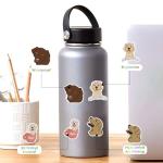 Cute Labrador Retriever Vinyl Stickers - 60 Pack