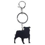 Pit Bull Keychain for Dog Lovers – Blue