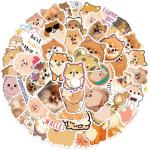 Pomeranian Puppy Vinyl Stickers - 50PC Set