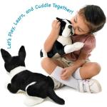 TigerHart Baxter Plush Boston Terrier Toy – 12 Inch