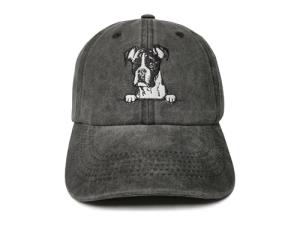 Embroidered Dog Baseball Hats for Dog Lovers