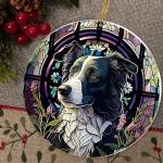 Border Collie Christmas Ornament for Dog Lovers