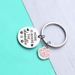 Golden Poodle Keychain for Dog Lovers