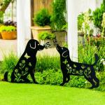 Labrador Dog Garden Stakes - Charming Yard Decor