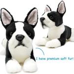 TigerHart Baxter Plush Boston Terrier Toy – 12 Inch