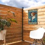 Funny Jack Russell Dog Vintage Metal Sign