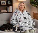 Cozy Hoodie Blanket for Border Collie Lovers