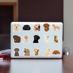 Cute Labrador Retriever Vinyl Stickers - 60 Pack