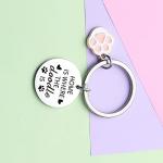 Golden Poodle Keychain for Dog Lovers