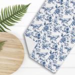 Blue and White Golden Retriever Kitchen Towels