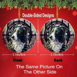 Border Collie Christmas Ornament for Dog Lovers