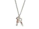 Boxer Heart Pendant Necklace for Dog Lovers