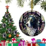 Border Collie Christmas Ornament for Dog Lovers