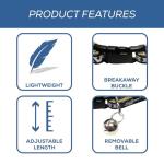 Milwaukee Brewers Adjustable Cat Collar with Bell