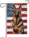 German Shepherd Garden Flag – Double Sided Decor