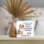 Funny Australian Shepherd Wood Sign for Dog Lovers