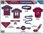 NHL Colorado Avalanche Tough Nylon Dog Toy