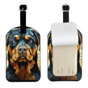 Rottweiler Luggage Tags for Dog Lovers