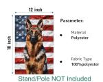 German Shepherd Garden Flag – Double Sided Decor
