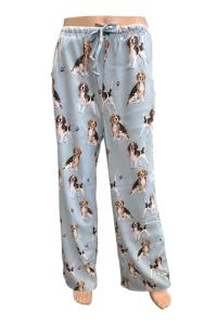 Beagle Dog Pajama Pants for Women - Medium