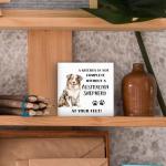Funny Australian Shepherd Wood Sign for Dog Lovers