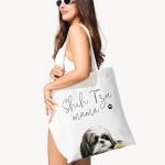 Shih Tzu Mama Tote Bag for Dog Lovers