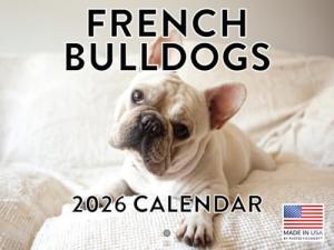 2026 French Bulldog Wall Calendar for Dog Lovers