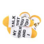 Yorkie Talk Pet Lover Socks for Dog Owners