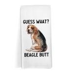 Funny Beagle Dog Kitchen Towels for Dog Lovers
