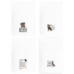 Cute Rottweiler Kitchen Towel Set of 4