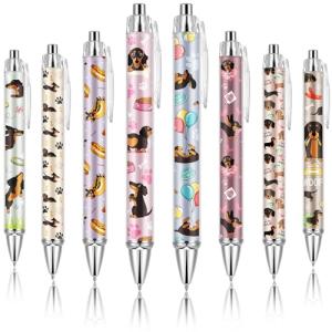 Dachshund-Themed Cute Ballpoint Pens - Set of 8