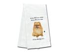 Pomeranian Dog Kitchen Towel - Off-White