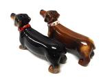 Adorable Dachshund Salt and Pepper Shakers Set