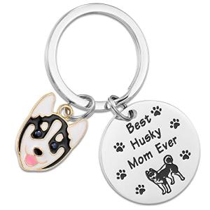 Husky Keychain for Dog Lovers and Owners