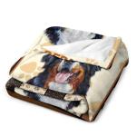 Cozy Bernese Mountain Dog Print Throw Blanket