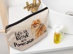 Pomeranian Makeup Bag for Dog Lovers