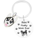 Husky Keychain for Dog Lovers and Owners