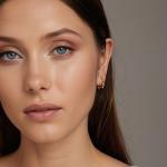 Dachshund Hoop Earrings in Gold Plated Silver