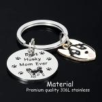 Husky Keychain for Dog Lovers and Owners