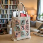 French Bulldog Lover Tote Bag with Pocket