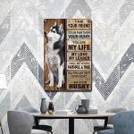Vintage Metal Sign for Dog Lovers - 8x12