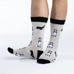 Husky Dog Socks for Men, Shoe Size 7-12