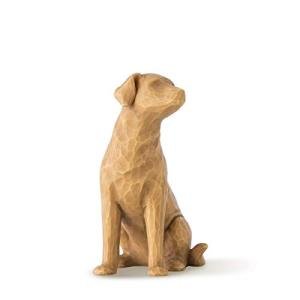 Willow Tree Hand-Painted Dog Love Figure