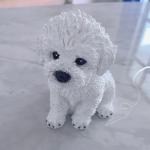 Bichon Frise & Maltese Outdoor Dog Statue